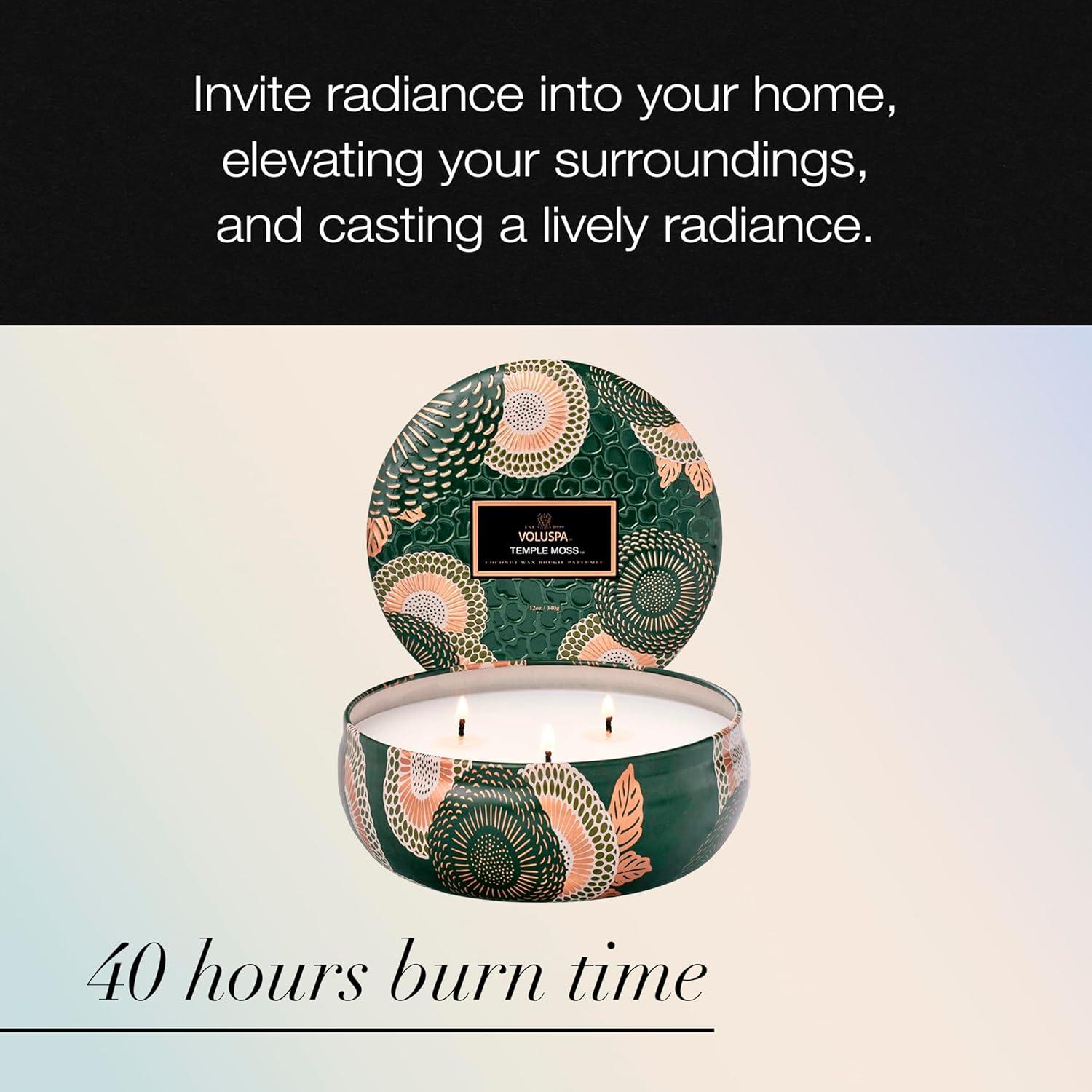 image3 Wick Tin Candle Goji Tarocco Orange by Voluspa for Unisex 12 oz CandleMulticolor