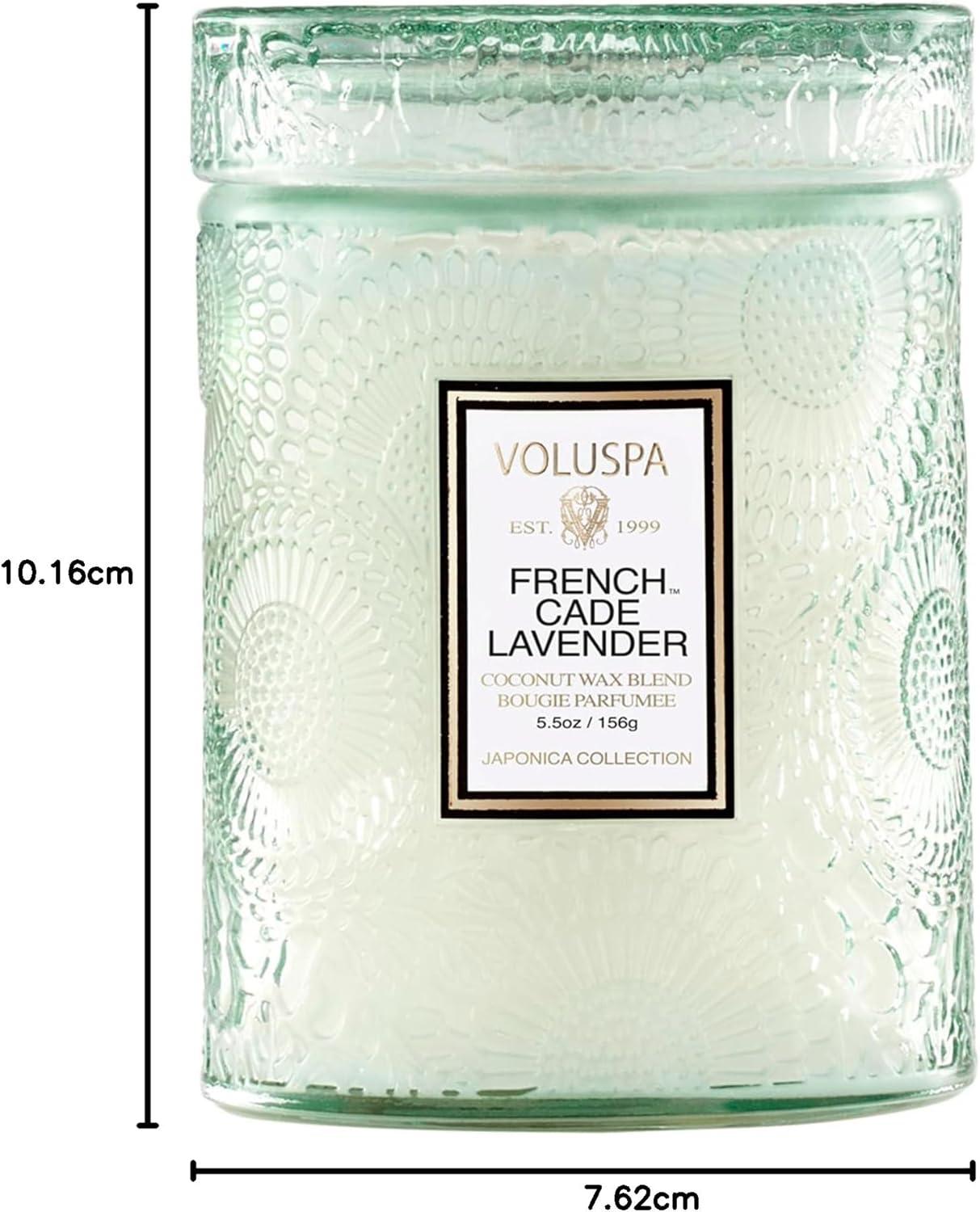 imageVoluspa Santal Vanille Small Candle Jar 55 oz 50 Hour Burn Time Coconut Wax for Clean Burning Handcrafted in the USANone