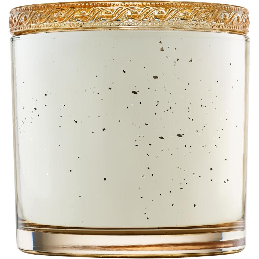 imageVoluspa Blond Tabac Candle Grande Maison 3 Wick Glass 36 Oz Coconut Wax for a Cleaner Burn