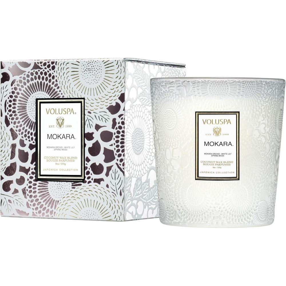 imageVoluspa Gilt Pomander ampamp Hinoki Classic CandleMokara