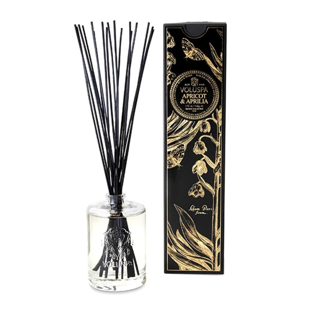 imageVoluspa Maison Noir Collection Home Ambience Diffuser Apricot and Aprilia 6 OunceApricot and Aprilia