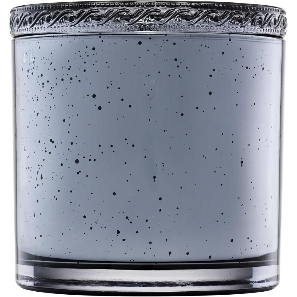 imageVoluspa Makassar Ebony ampamp Peach Grande Maison 3 Wick Glass Candle 36 oz 100 Hour Burn Time Coconut Wax for Clean Burning Handcrafted in The USA