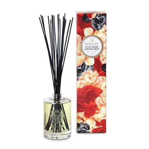imageVoluspa Santiago Huckleberry Reed Diffuser 34 Fl Oz 46 Month Product Life 247 Fragrance without the flame VeganYuzu Rose Stonecrop