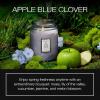 Voluspa Apple Blue Clover, Large Candle Jar, 18 oz, 100 Hour Burn Time, Coconut Wax for Clean Burning, Handcrafted in the USA