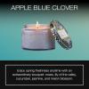 Voluspa Apple Blue Clover, Petite Candle Jar, 3.2 oz, 25 Hour Burn Time, Coconut Wax for Clean Burning, Handcrafted in The USA