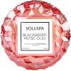 Voluspa BlackBerry Rose Oud Candle | Macaron | 1.8 Oz. | 15 Hour Burn Time | Coconut Wax and Natural Wicks for a Cleaner Burn | Vegan | Hand-Poured in The USA
