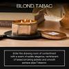 Voluspa Blond Tabac, 3 Wick Tin Candle, 12 oz, 40 Hour Burn Time, Coconut Wax for Clean Burning, Handcrafted in The USA