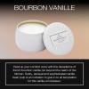 Voluspa Bourbon Vanille, Mini Tin Candle, 4 oz, 25 Hour Burn Time, Coconut Wax for Clean Burning, Handcrafted in the USA(Bourbon Vanille)