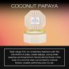 Voluspa Bourbon Vanille, Mini Tin Candle, 4 oz, 25 Hour Burn Time, Coconut Wax for Clean Burning, Handcrafted in the USA(Coconut Papaya)