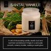 Voluspa Cherry Gloss Large Jar Candle, 18 oz, Coconut Wax Blend, Scented Candles for Home, 100 Hour Burn Time, Fruity Candle, Handcrafted in The USA(Santal Vanille)