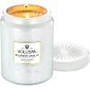 Voluspa Coconut Papaya, Large Candle Jar, 18 oz, 100 Hour Burn Time, Coconut Wax for Clean Burning, Handcrafted in The USA(Bourbon Vanille)