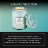 Voluspa Coconut Papaya, Large Candle Jar, 18 oz, 100 Hour Burn Time, Coconut Wax for Clean Burning, Handcrafted in The USA(Casa Pacifica)