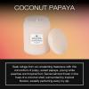 Voluspa Coconut Papaya, Large Candle Jar, 18 oz, 100 Hour Burn Time, Coconut Wax for Clean Burning, Handcrafted in The USA(Coconut Papaya)