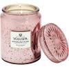 Voluspa Coconut Papaya, Large Candle Jar, 18 oz, 100 Hour Burn Time, Coconut Wax for Clean Burning, Handcrafted in The USA(Sparkling Rose)