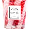 Voluspa Crushed Candy Cane Candle | Classic Boxed Candle | 6.5 Ounces | 40 Hour Burn Time |Coconut Wax for Clean Burning | Non-Toxic(Crushed Candy Cane)