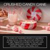 Voluspa Crushed Candy Cane Candle | Classic Boxed Candle | 6.5 Ounces | 40 Hour Burn Time |Coconut Wax for Clean Burning | Non-Toxic(White)