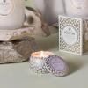 Voluspa Eucalyptus & White Sage | Mini Tin Candle | 4 Oz | 25 Hour Burn Time | Coconut Wax for Clean Burning