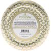 Voluspa Eucalyptus & White Sage, 3 Wick Tin Candle, 12 oz, 40 Hour Burn Time, Coconut Wax for Clean Burning, Handcrafted in the USA