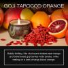 Voluspa French Cade Lavender, Mini Tin Candle, 4 oz, 25 Hour Burn Time, Coconut Wax for Clean Burning, Handcrafted in The USA(Goji Tarocco Orange)