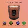 Voluspa Gilt Pomander & Hinoki Classic Candle(Forbidden Fig)