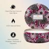 Voluspa Japanese Plum Bloom, 3 Wick Tin Candle, 12 oz, 40 Hour Burn Time, Coconut Wax for Clean Burning, Handcrafted in the USA
