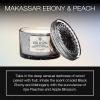 Voluspa Makassar Ebony & Peach, Corta Maison Boxed Candle, 11 oz, 45 Hour Burn Time, Coconut Wax for Clean Burning, Handcrafted in The USA