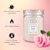 Voluspa Milk Rose, Large Candle Jar, 18 Ounce, 100 Hour Burn Time, Coconut Wax for Clean Burning, Handcrafted in The USA(Rose Colored Glasses)