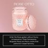 Voluspa Milk Rose, Large Candle Jar, 18 Ounce, 100 Hour Burn Time, Coconut Wax for Clean Burning, Handcrafted in The USA(Rose Otto)