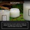 Voluspa Panjore Lychee, Petite Candle Jar, 3.2 Ounce, 25 Hour Burn Time, Coconut Wax for Clean Burning, Handcrafted in the USA(Mokara)