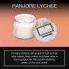 Voluspa Panjore Lychee, Petite Candle Jar, 3.2 Ounce, 25 Hour Burn Time, Coconut Wax for Clean Burning, Handcrafted in the USA(Panjore Lychee)