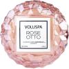 Voluspa Rose Otto Candle | Macaron | 1.8 Oz. | 15 Hr Burn | Coconut Wax & Natural Wicks for a Cleaner Burn | Vegan
