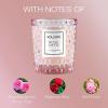 Voluspa Rose Petal Ice Cream, Classic Candle Jar, 6.5 Ounce, 40 Hour Burn Time, Coconut Wax for Clean Burning, Handcrafted in The USA(Rose Otto)