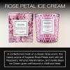 Voluspa Rose Petal Ice Cream, Classic Candle Jar, 6.5 Ounce, 40 Hour Burn Time, Coconut Wax for Clean Burning, Handcrafted in The USA(Rose Petal Ice Cream (6.5 oz))