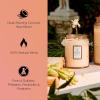 Voluspa Santal Vanille, Small Candle Jar, 5.5 oz, 50 Hour Burn Time, Coconut Wax for Clean Burning, Handcrafted in the USA(Jasmine Midnight Blooms)