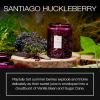 Voluspa Santal Vanille, Small Candle Jar, 5.5 oz, 50 Hour Burn Time, Coconut Wax for Clean Burning, Handcrafted in the USA(Santiago Huckleberry)