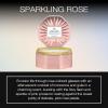 Voluspa Sparkling Rose, 3 Wick Tin Candle, 12 Ounce, 40 Hour Burn Time, Coconut Wax for Clean Burning, Handcrafted in The USA