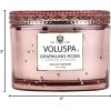 Voluspa Sparkling Rose Candle | Corta Maison Boxed Glass | 11 Ounces | 45 Hour Burn Time | Vegan | Proprietary Coconut Wax and All Natural Wicks for a Cleaner Burn