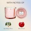 Voluspa Sparkling Rose, Grande Maison 3 Wick Glass Candle, 36 Ounce, 100 Hour Burn Time, Coconut Wax for Clean Burning, Handcrafted in The USA