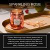 Voluspa Sparkling Rose, Small Candle Jar, 5.5 Ounce, 50 Hour Burn Time, Coconut Wax for Clean Burning, Handcrafted in The USA