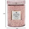 Voluspa Sparkling Rose, Small Candle Jar, 5.5 Ounce, 50 Hour Burn Time, Coconut Wax for Clean Burning, Handcrafted in The USA