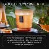 Voluspa Spiced Pumpkin Latte, 3 Wick Boxed Hearth, 38 Ounce, 80 Hour Burn Time, Coconut Wax for Clean Burning, Handcrafted in The USA(Spiced Pumpkin Latte)