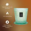Voluspa Spiced Pumpkin Latte, 3 Wick Boxed Hearth, 38 Ounce, 80 Hour Burn Time, Coconut Wax for Clean Burning, Handcrafted in The USA(White Cypress)