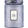 Voluspa Apple Blue Clover, Large Candle Jar, 18 oz, 100 Hour Burn Time, Coconut Wax for Clean Burning, Handcrafted in the USA