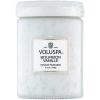 Voluspa Bourbon Vanille, Small Candle Jar, 5.5 Ounces, 50 Hour Burn Time, Coconut Wax for Clean Burning, Handcrafted in The USA