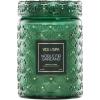 Voluspa Cherry Gloss Large Jar Candle, 18 oz, Coconut Wax Blend, Scented Candles for Home, 100 Hour Burn Time, Fruity Candle, Handcrafted in The USA(Noble Fir Garland)