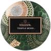 Voluspa French Cade Lavender, Mini Tin Candle, 4 oz, 25 Hour Burn Time, Coconut Wax for Clean Burning, Handcrafted in The USA(Temple Moss)