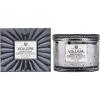 Voluspa Makassar Ebony & Peach, Corta Maison Boxed Candle, 11 oz, 45 Hour Burn Time, Coconut Wax for Clean Burning, Handcrafted in The USA