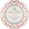 Voluspa Saijo Persimmon, Mini Tin Candle, 4 Ounce, 25 Hour Burn Time, Coconut Wax for Clean Burning, Handcrafted in The USA