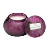 Voluspa Santiago Huckleberry, Glass Chawan Bowl Candle, 14 oz, 50 Hour Burn Time, Coconut Wax for Clean Burning, Handcrafted in the USA