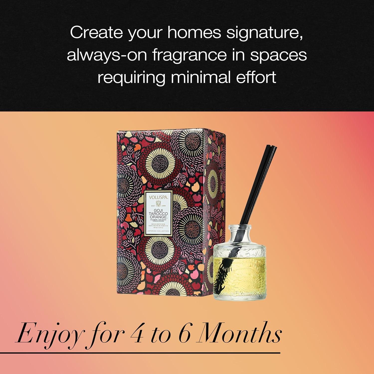 imageJaponica Collection Goji Tarocco Orange Reed Diffuser by Voluspa for Unisex 34 oz Reed Diffuser